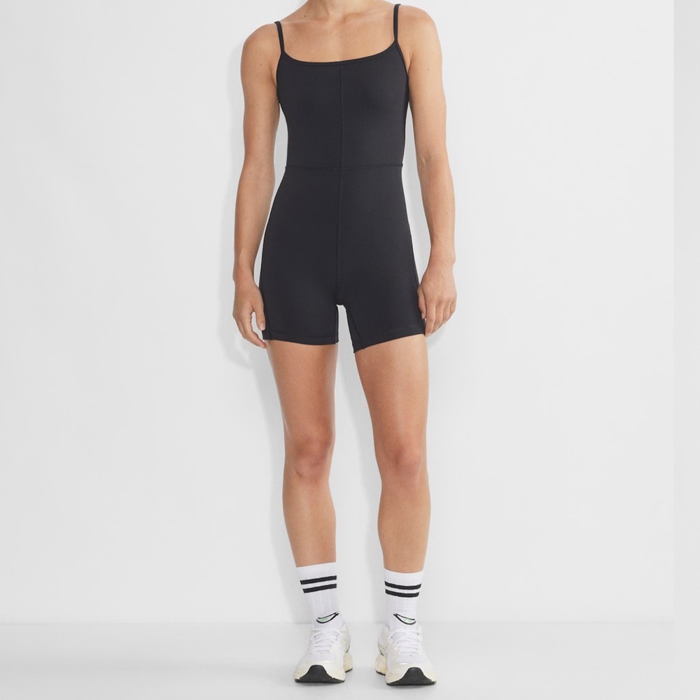 Black Athletic Romper